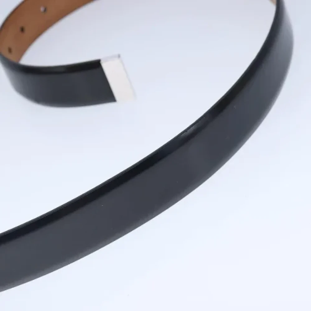 Louis Vuitton Vintage Pre-owned Leather belts Black Dames