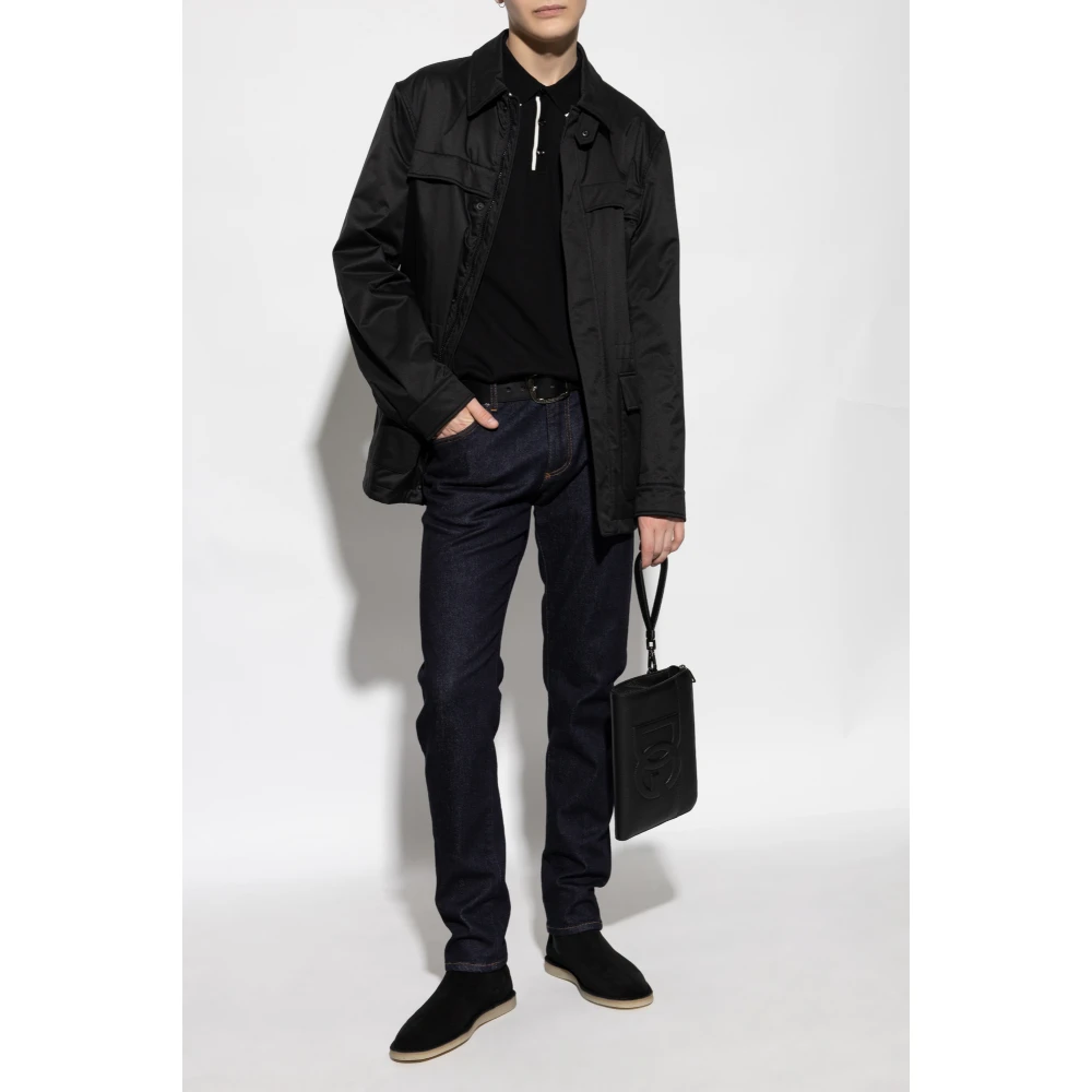 Dolce & Gabbana Jeans met logo Blue Heren