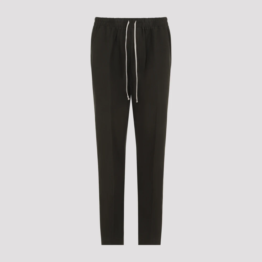 Rick Owens Lange Broek met Trekkoord Black Heren