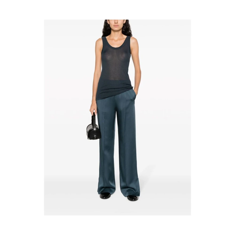 Lemaire Sleeveless Tops Blue Dames
