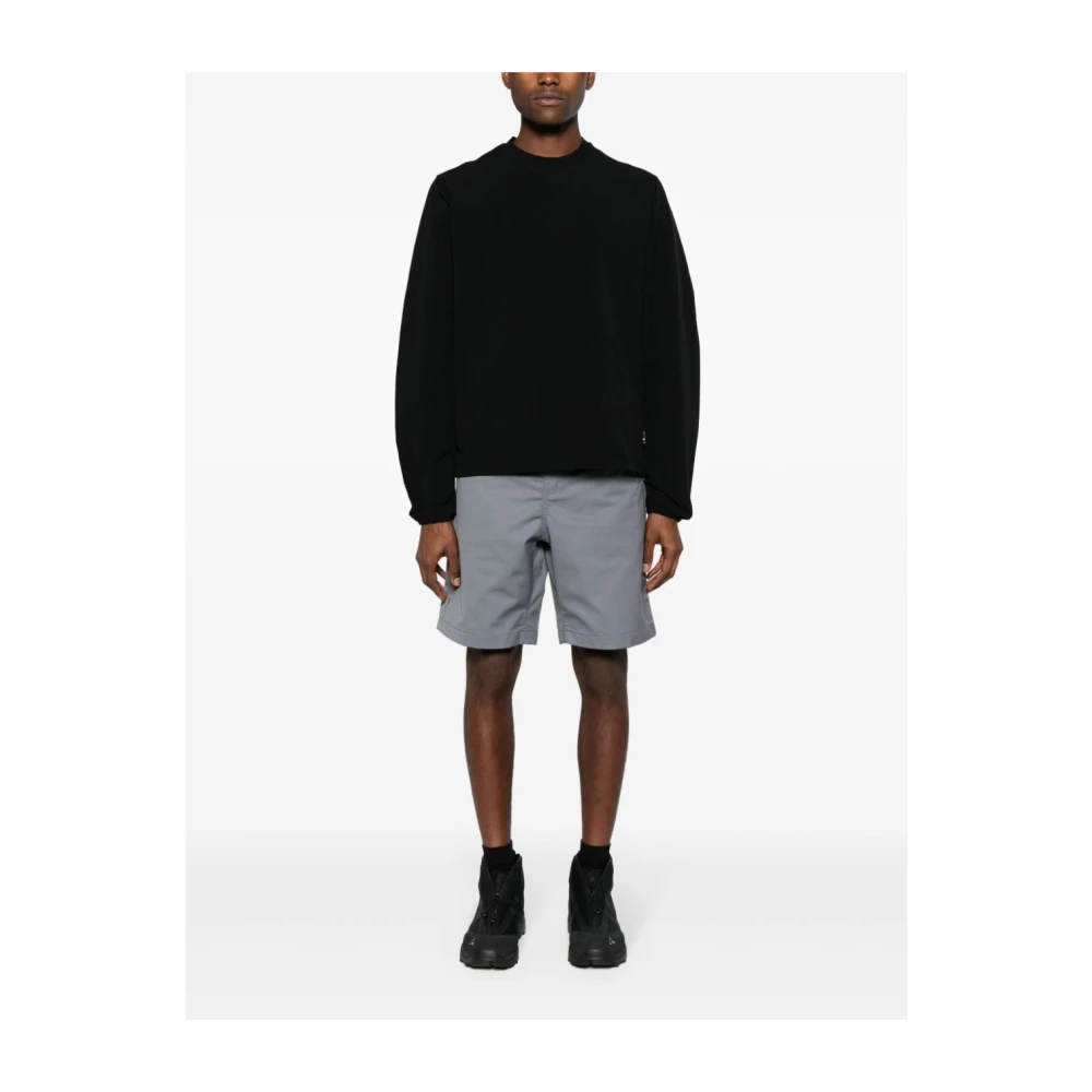 Gr10K Gevouwen Riem Shorts Gray Heren