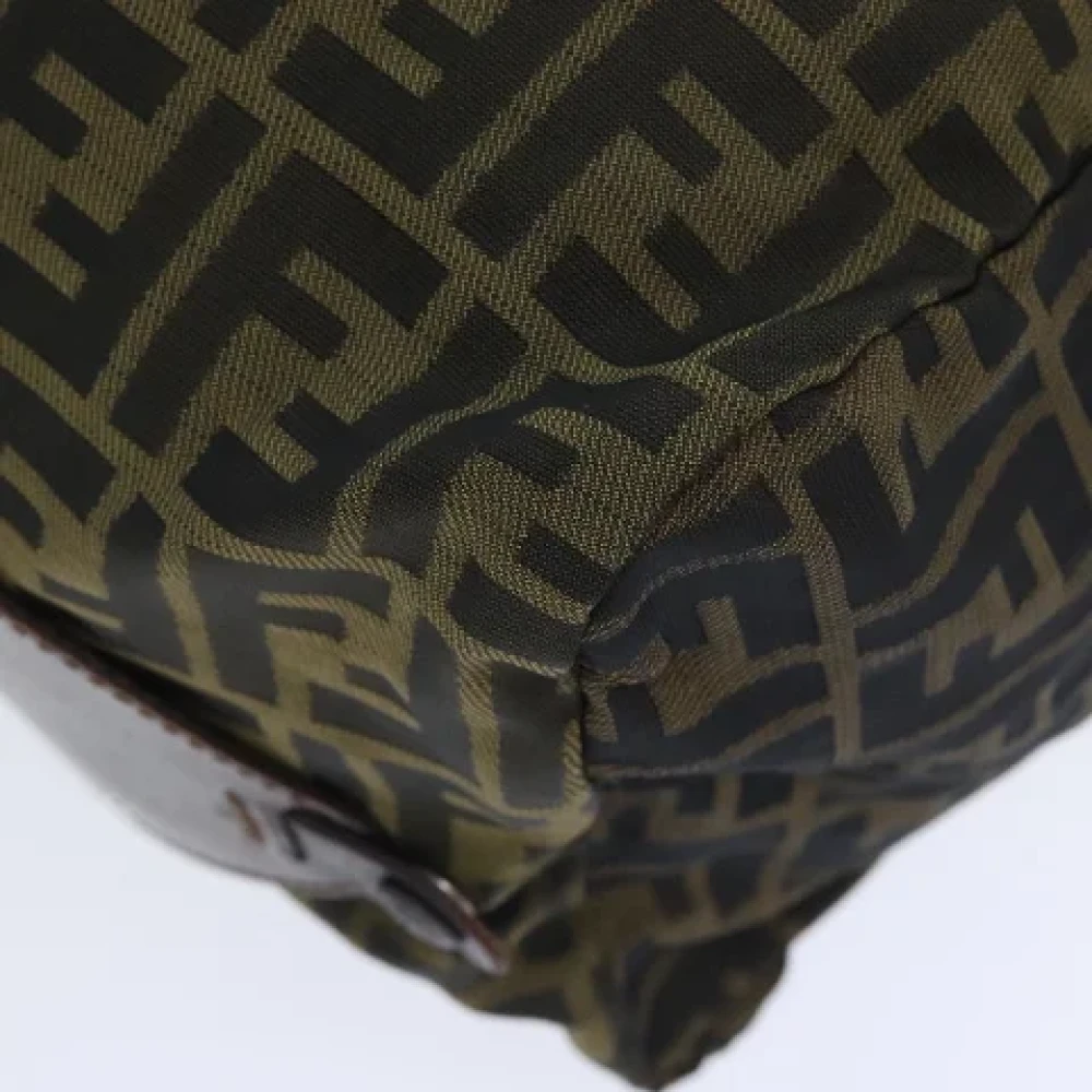 Fendi Vintage Pre-owned Canvas handbags Brown Dames