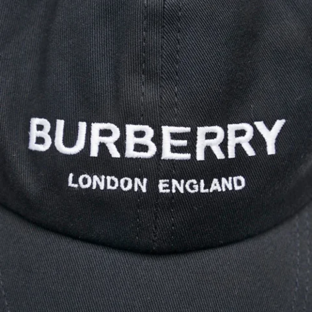 Burberry Vintage Pre-owned Nylon hats Black Dames
