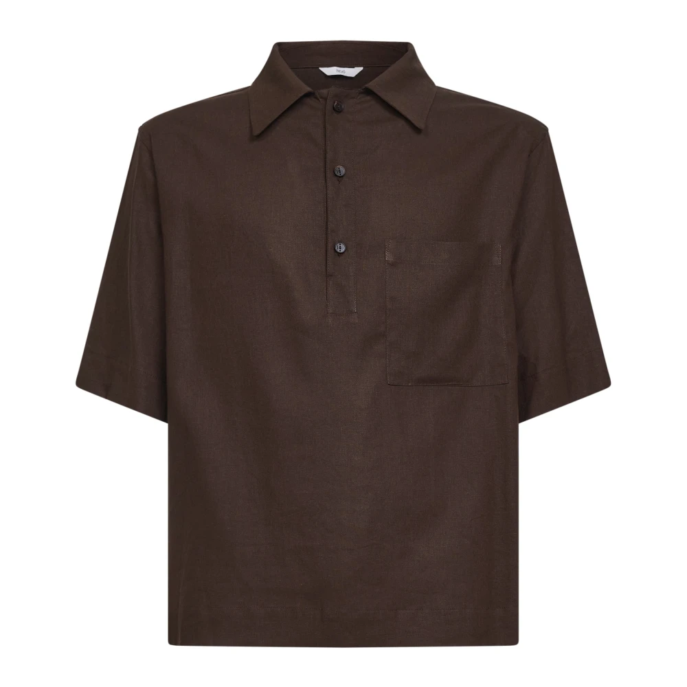Hevo Men's Brown Polo Shirts, S, Montursi Polo