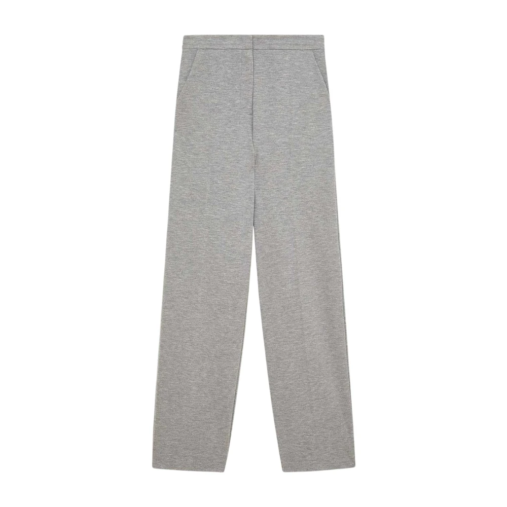 PATRIZIA PEPE Elegante Geplooide Broek Gray Dames