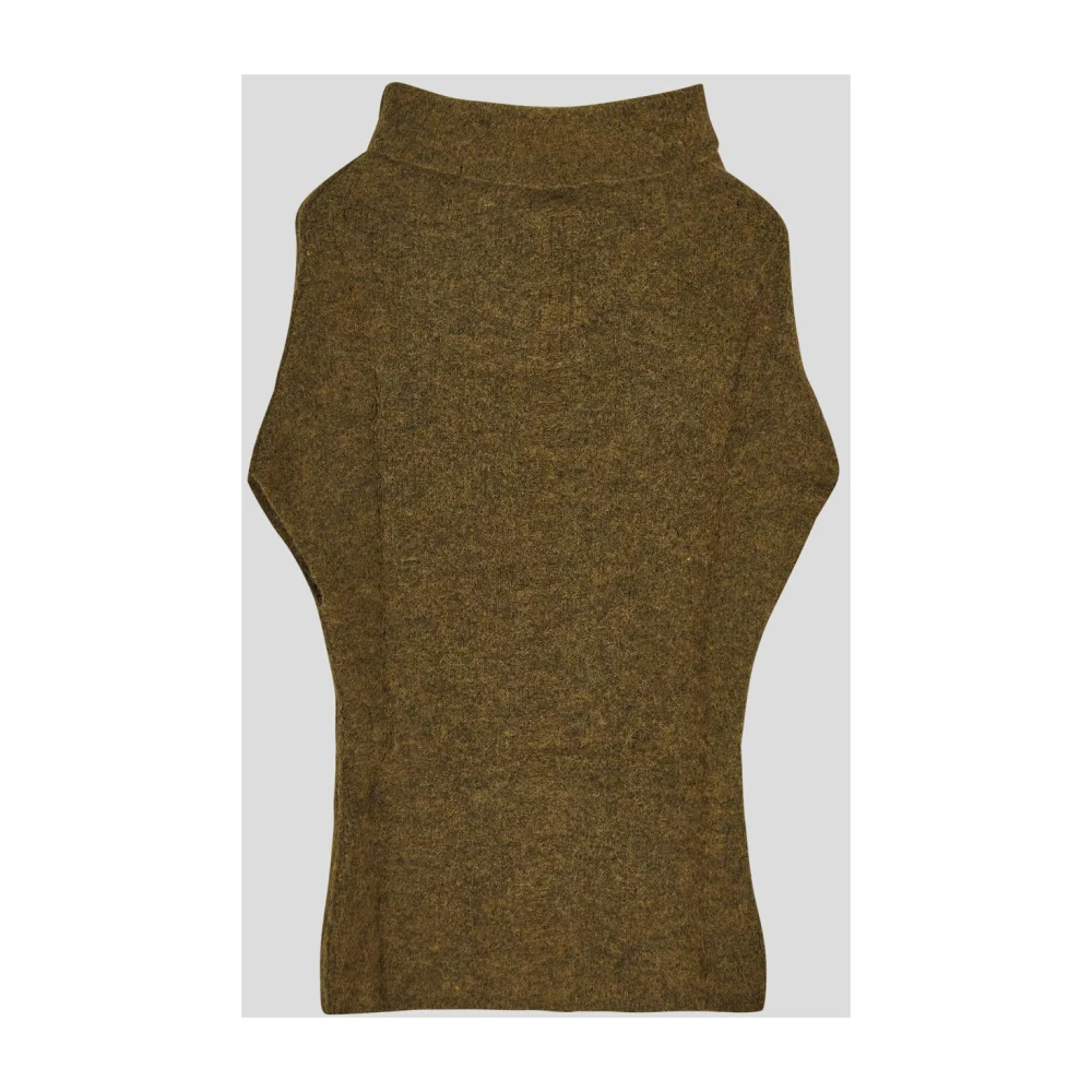 Rick Owens Wollen Top met Kraterdesign Yellow Dames