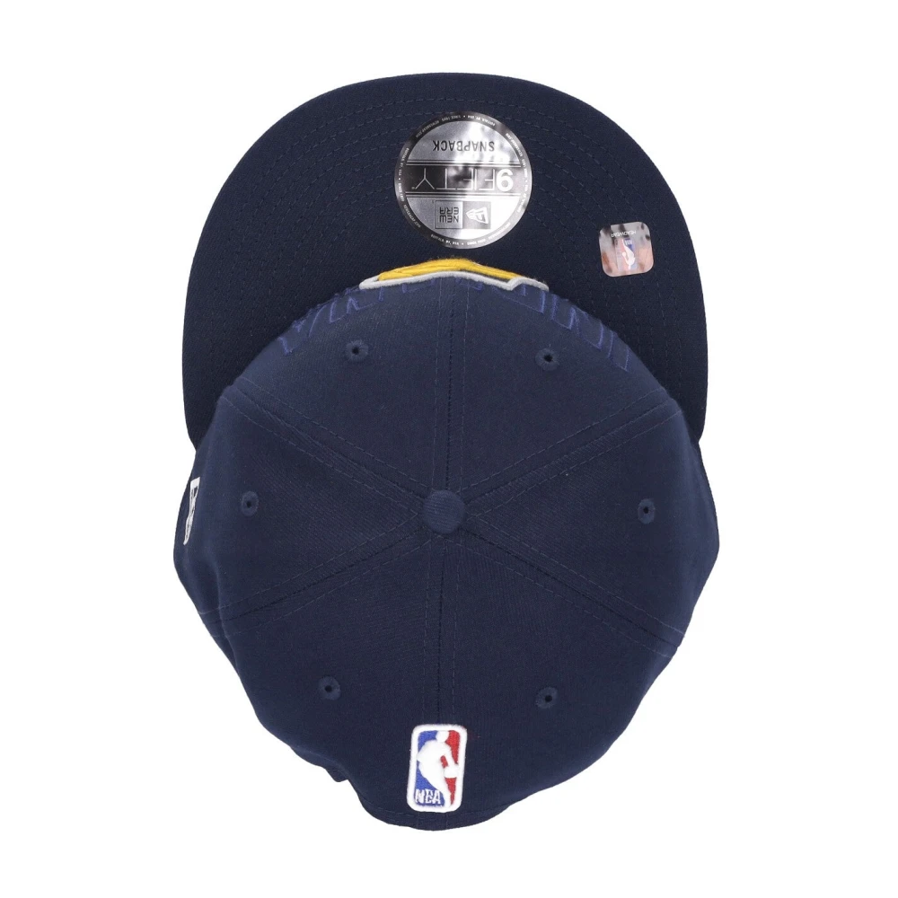 new era Indiana Pacers Platte Klep Snapback Pet Blue Unisex
