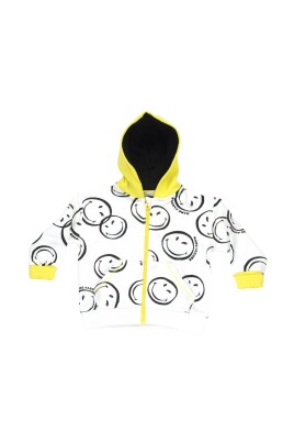 sweat-shirt-a-capuche-imprime-smiley