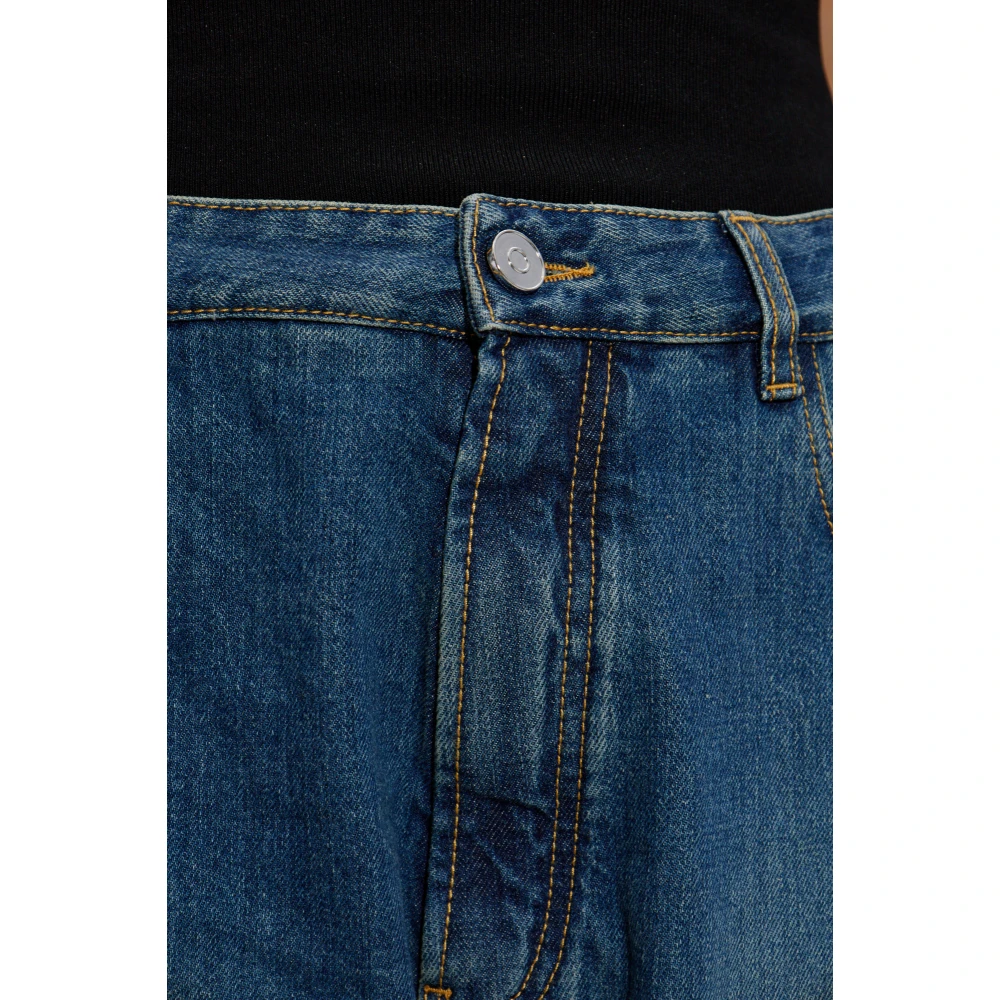 Alaïa Hoge taille jeans Blue Dames