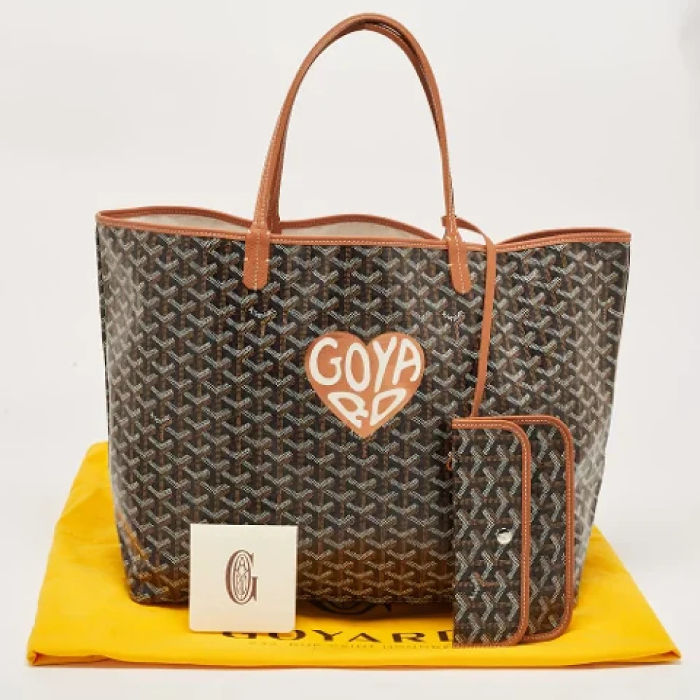 Goyard Vintage Pre-owned Leather totes Brown Dames