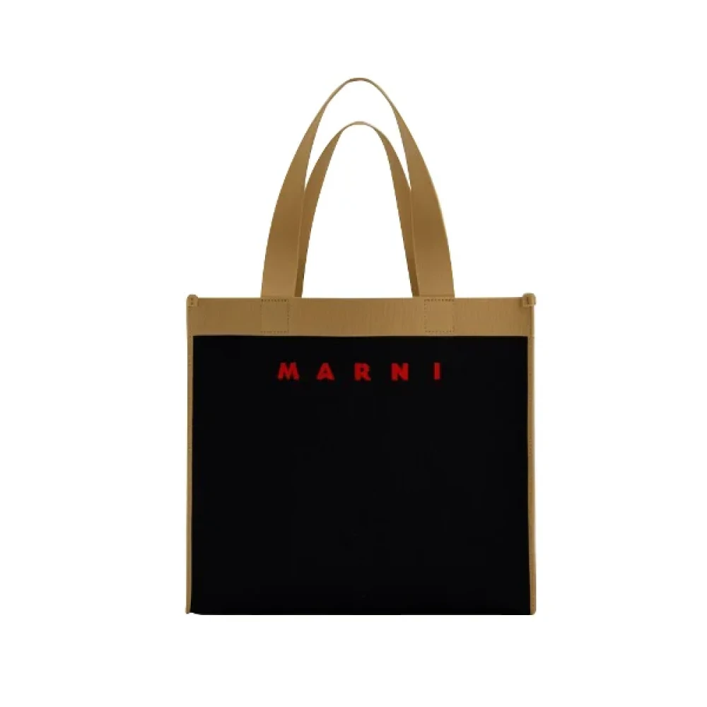 Marni Pre-owned Fabric totes Black Dames