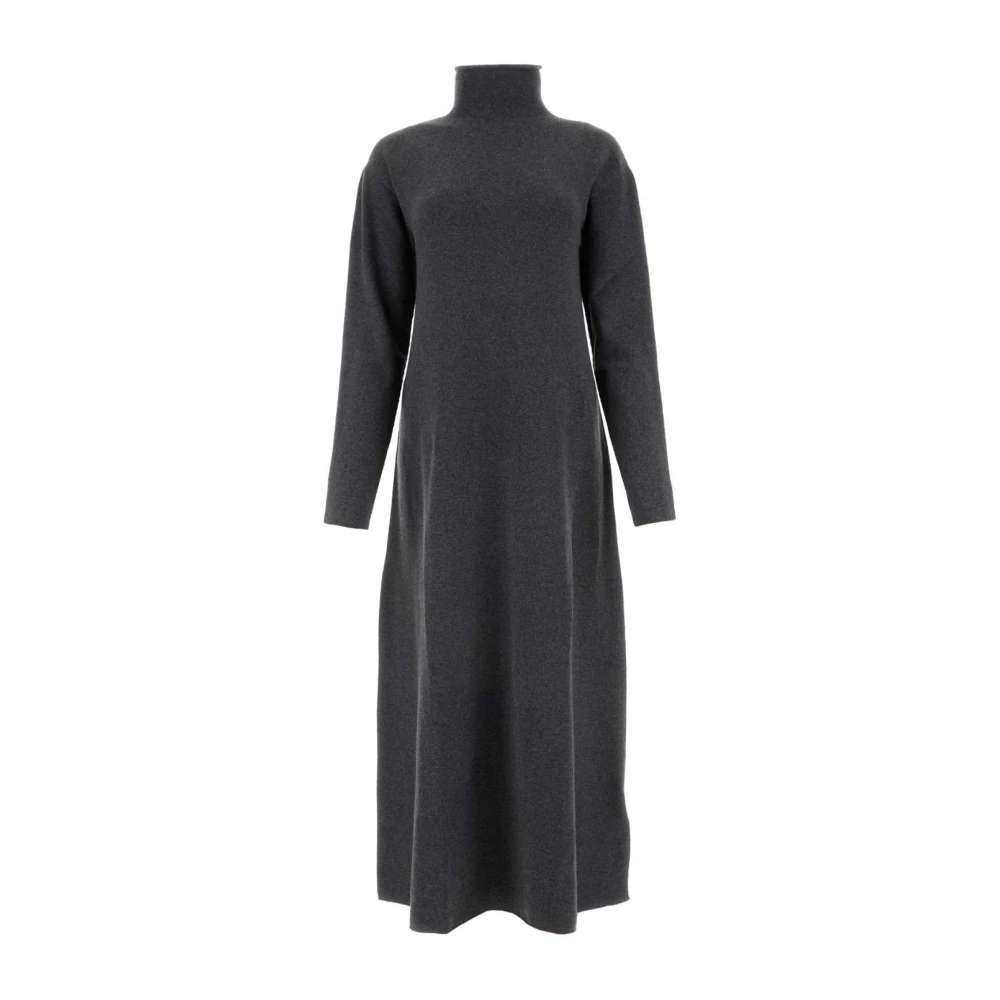 Jil Sander Kasjmier Sweaterjurk in Donkergrijs Gray Dames