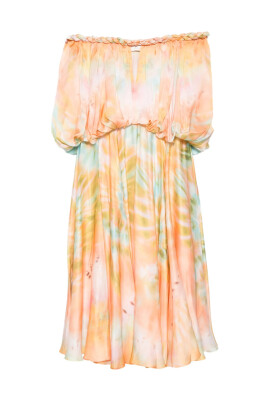 sachin and babi light blue dress Zimmermann Patience Plunge Embroidered Linen Mini Dress