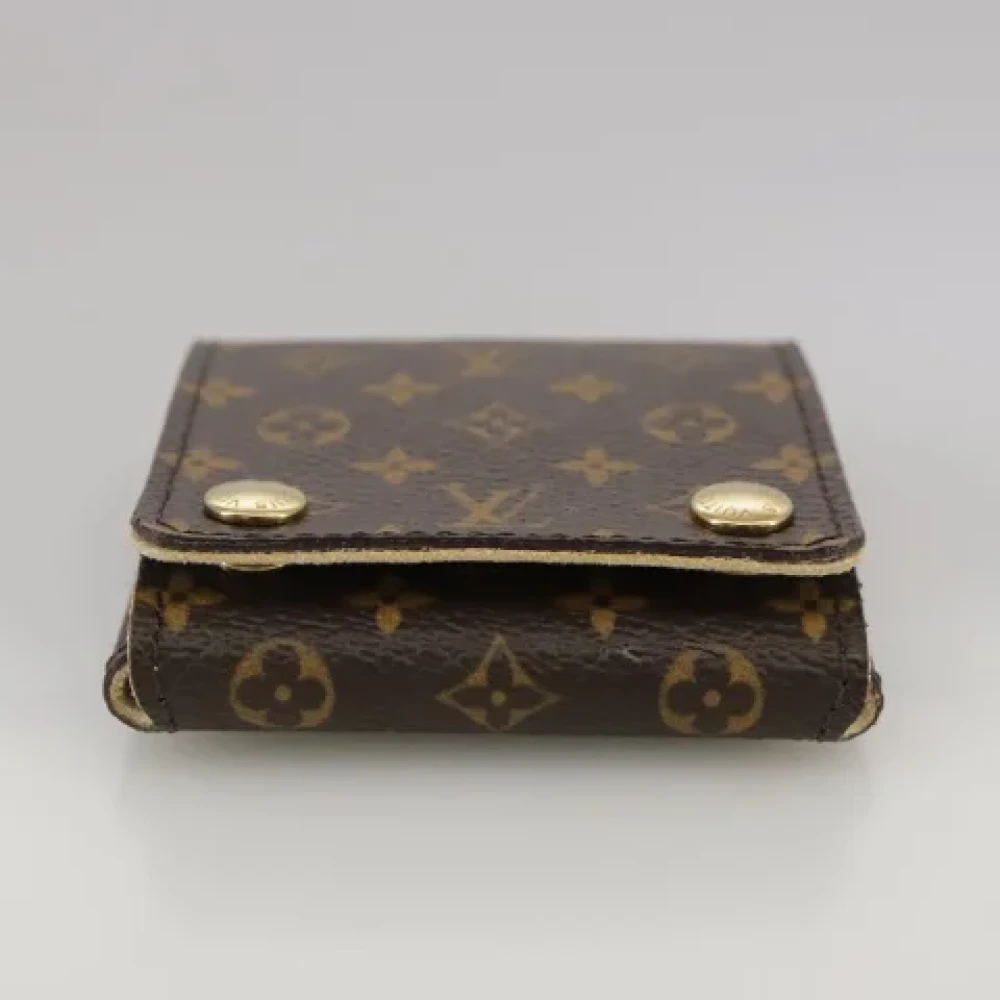 Louis Vuitton Vintage Pre-owned Canvas wallets Brown Dames