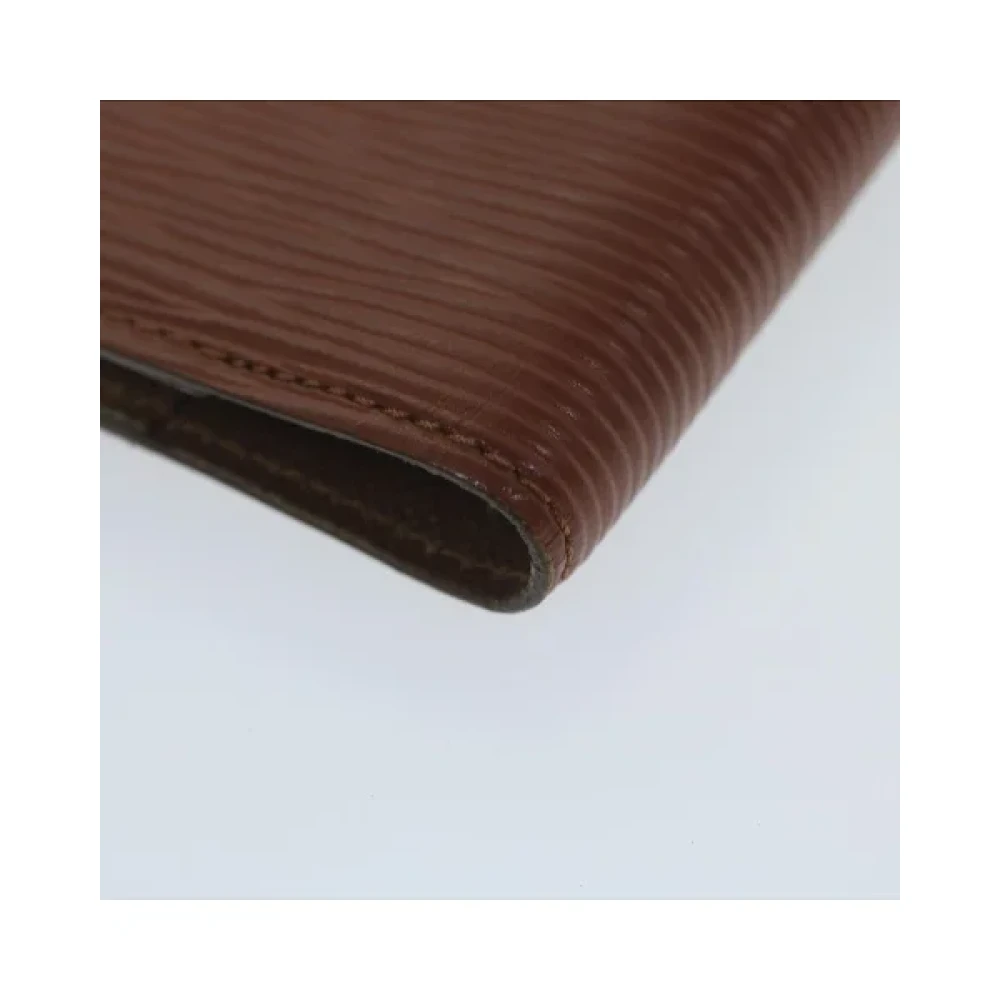 Louis Vuitton Vintage Pre-owned Leather home-office Brown Dames