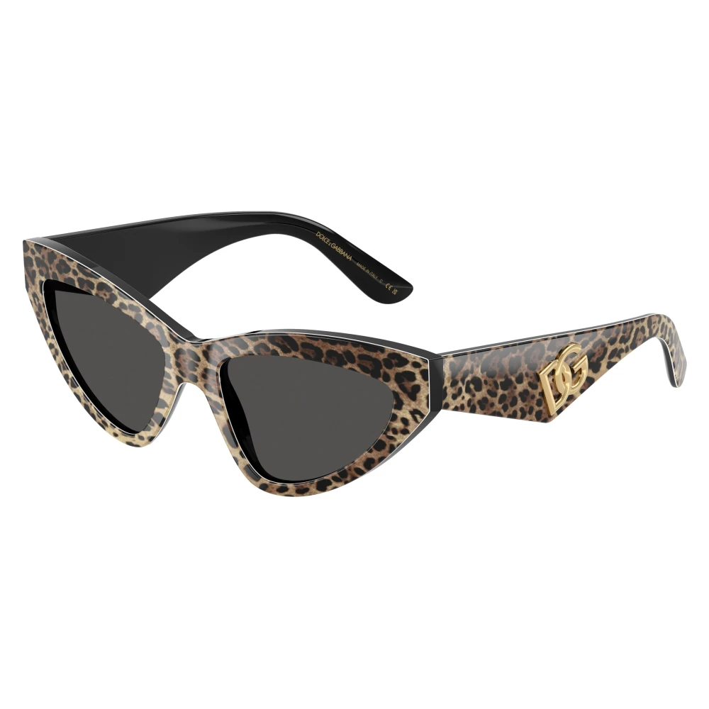Dolce & Gabbana Women's Brown/Grey Dg4439 316387 Woman Sunglasses Acetate Cat Eye Normal - Image 2