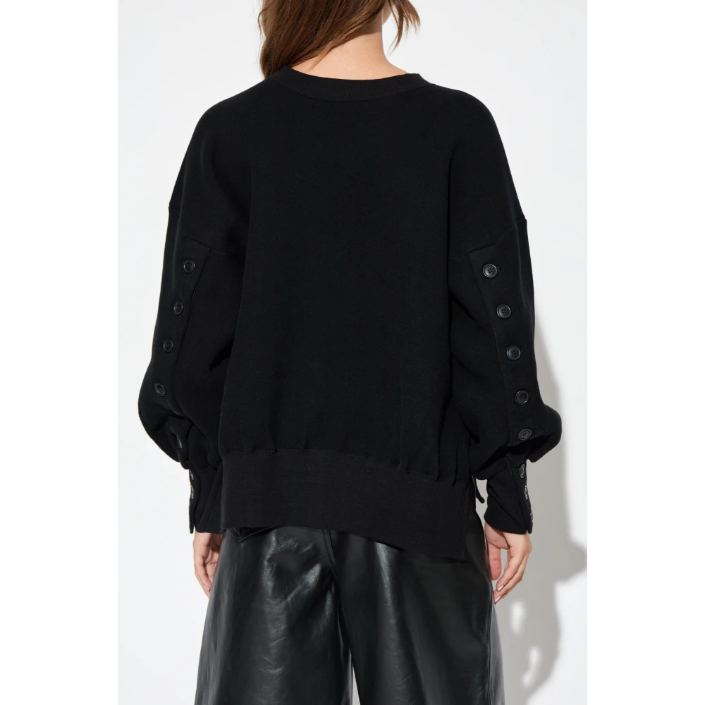 Y-3 Katoenen sweatshirt Black Dames