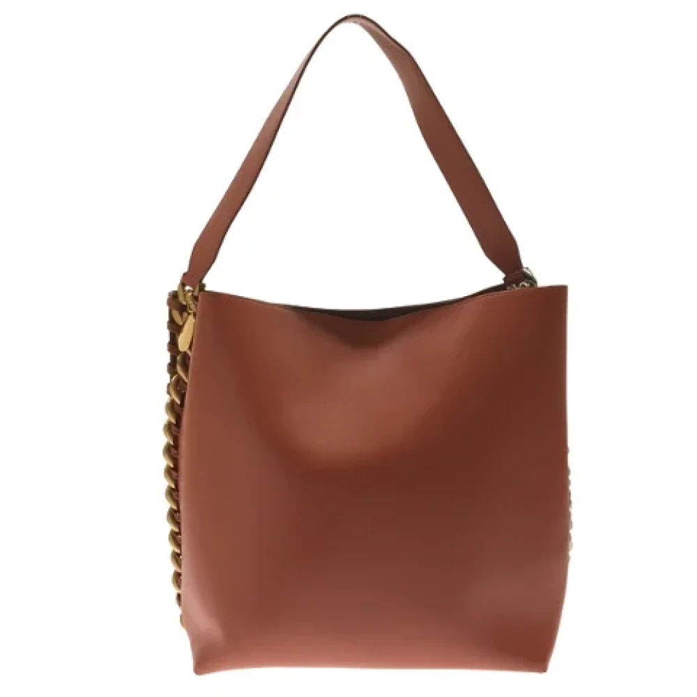Stella McCartney Pre-owned Fabric handbags Brown Dames