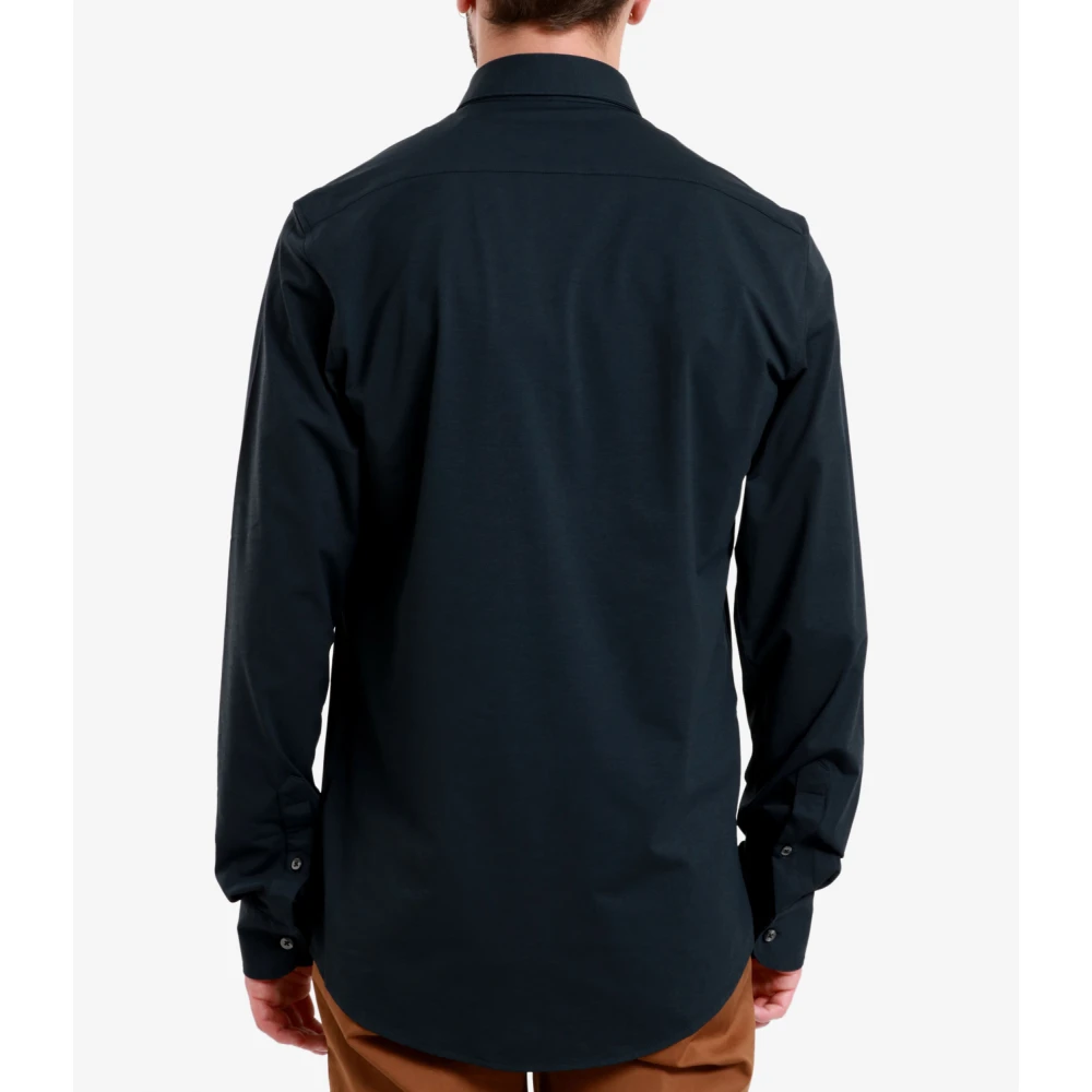 RRD Katoenen overhemd met lange mouwen en kraag Blue Heren