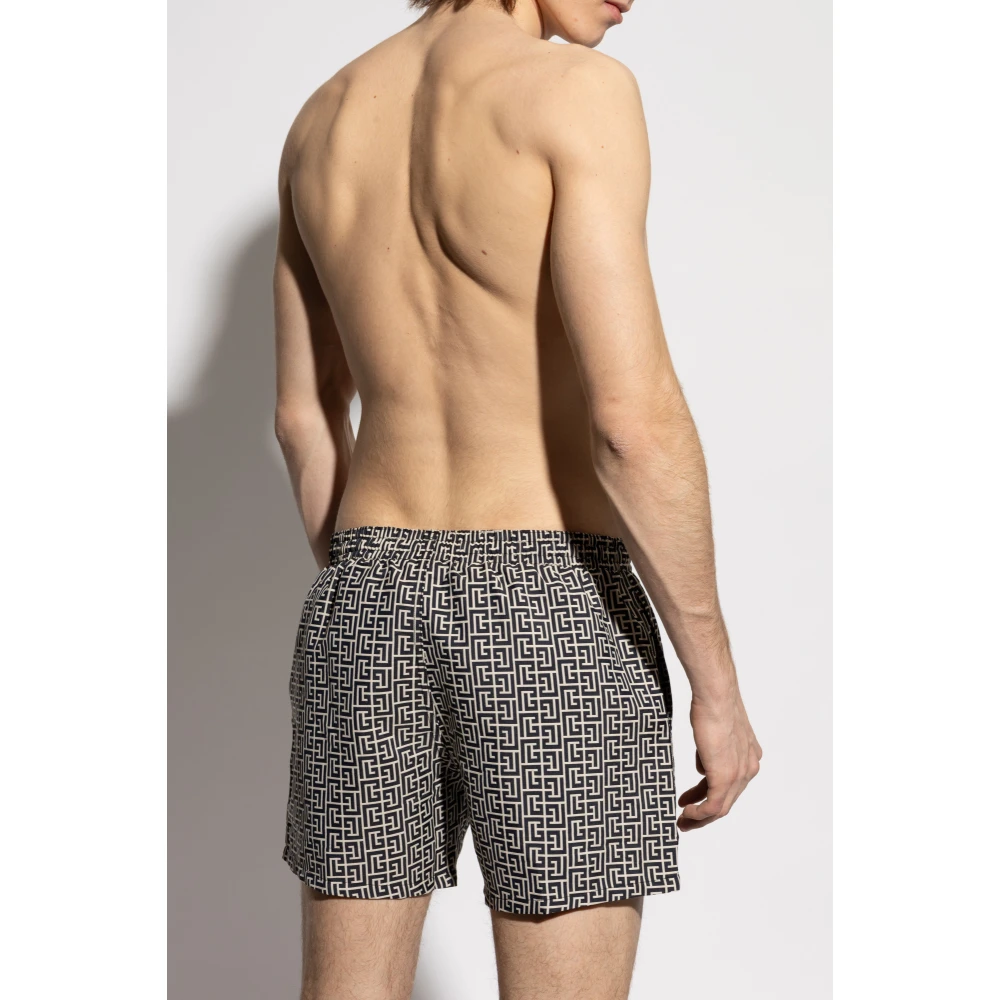 Balmain Zwemshorts Black Heren