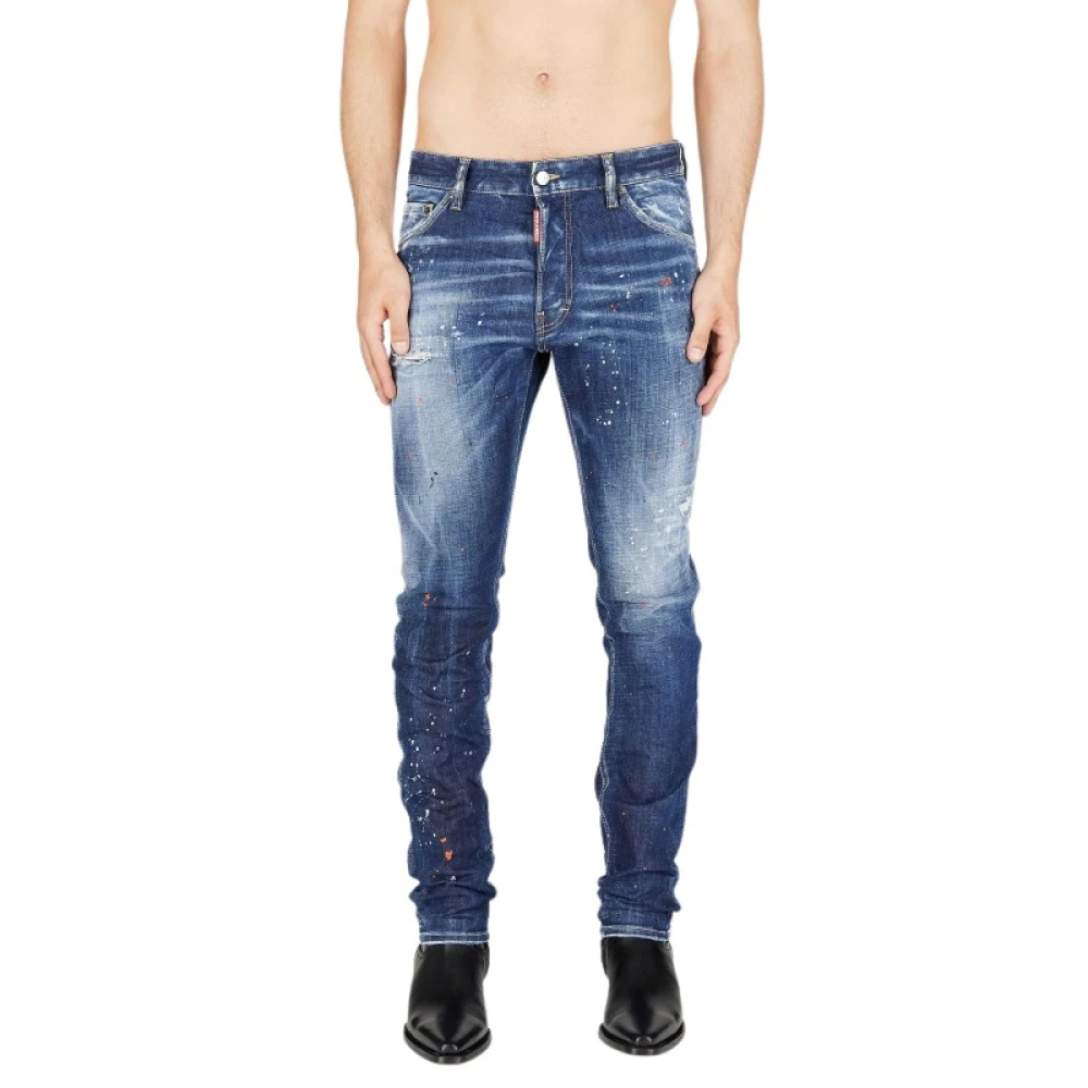 Dsquared2 Cool Guy Relaxte Fit Jeans Blue Heren