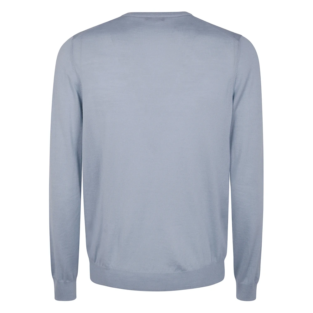 Barba Napoli Casual Gebreide Trui Blue Heren