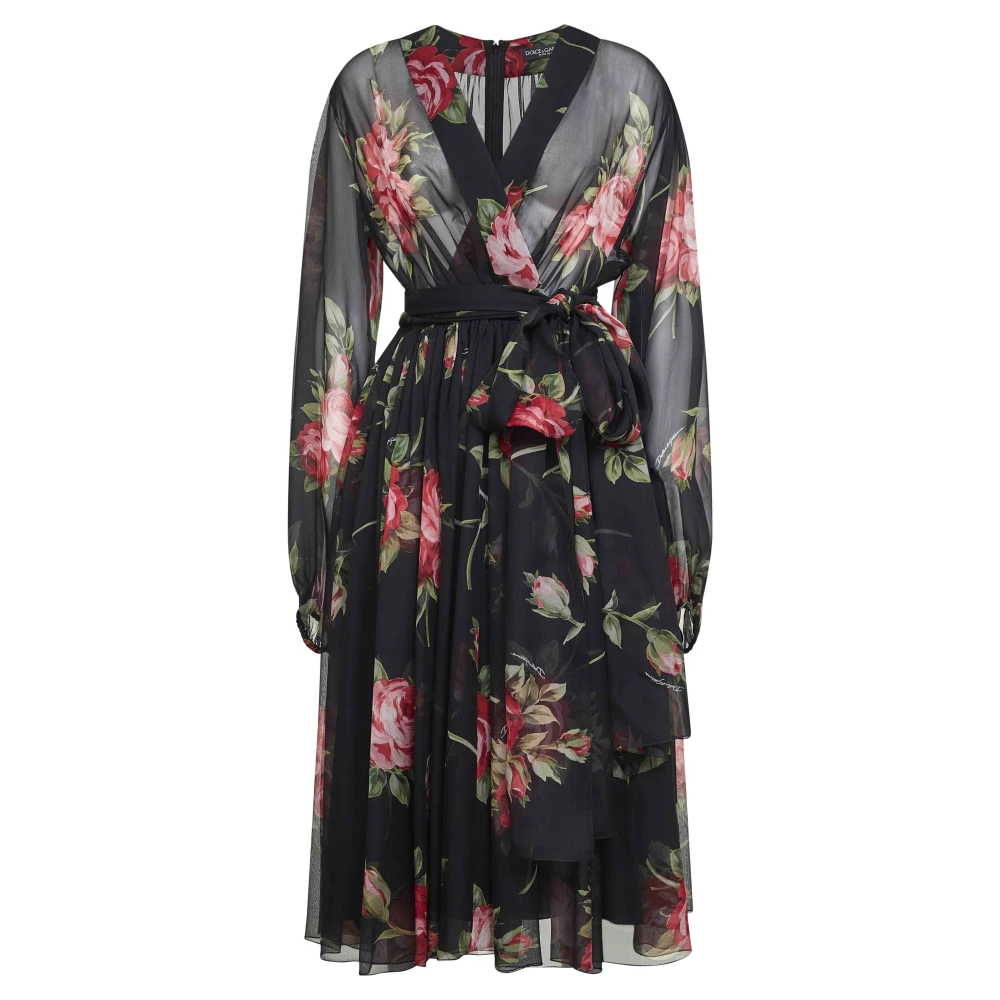 Dolce & Gabbana Women's Wrap Midi Dress