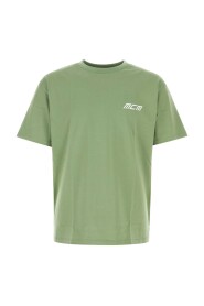 Zielona Bawełniana T-shirt Oversize, Styl Casual