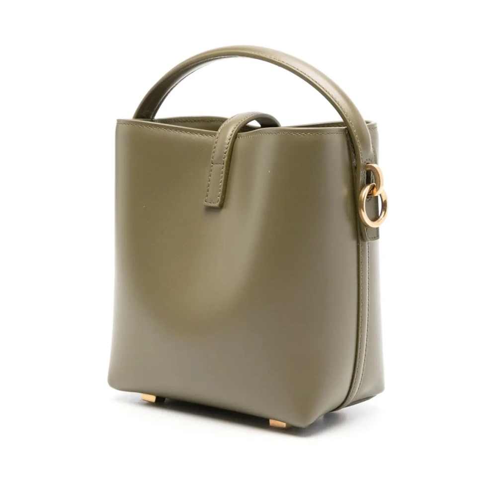 Saint Laurent Mini Schoudertas met Cassandre Sluiting Green Dames