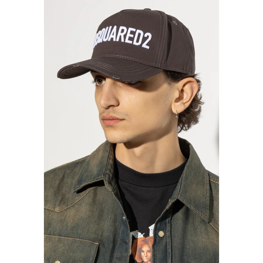 Dsquared2 Baseball cap Gray Heren