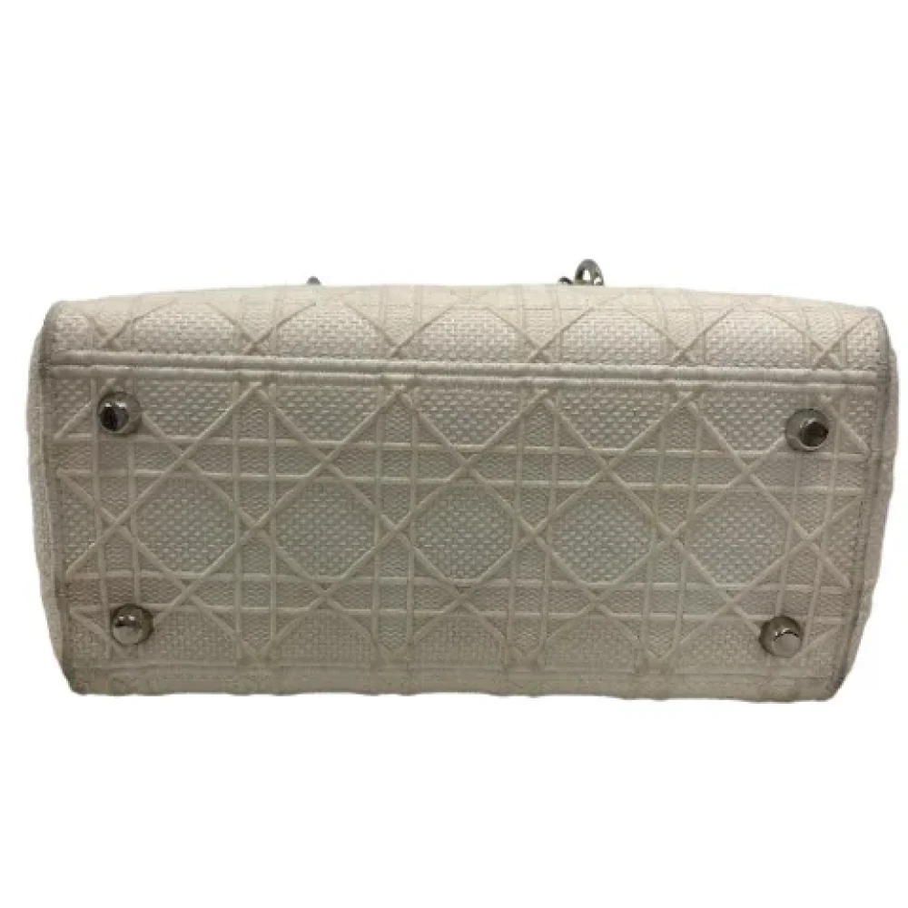 Dior Vintage Pre-owned Fabric dior-bags Gray Dames