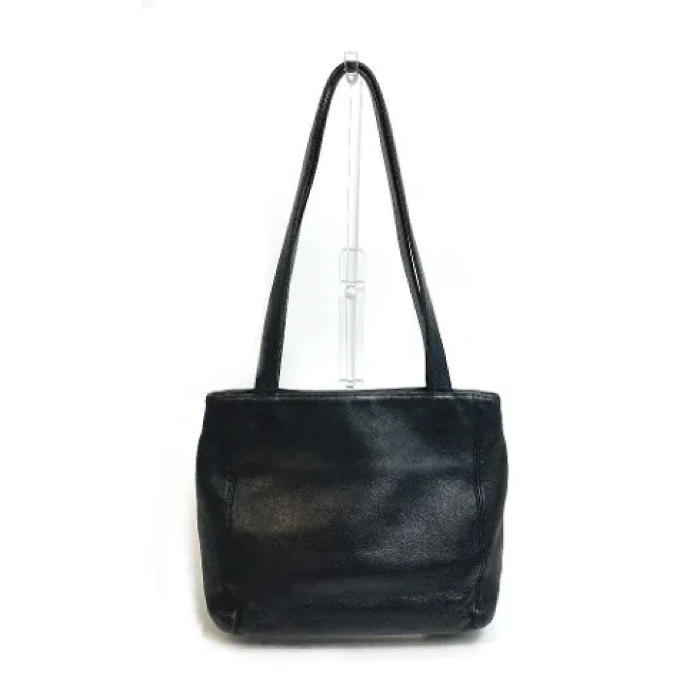 Chanel Vintage Pre-owned Leather chanel-bags Black Dames
