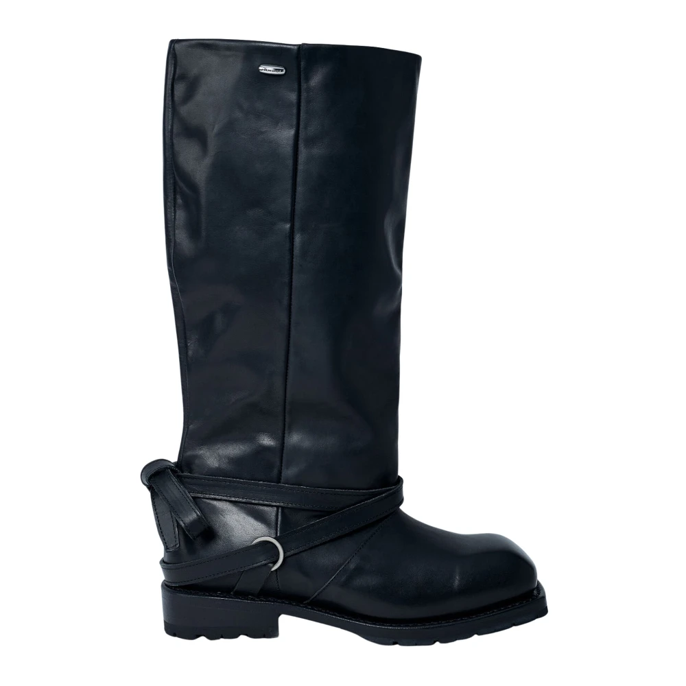 Our Legacy High Engine Leather Boots - Woman Boots Black Eu - 38 - Immagine 3