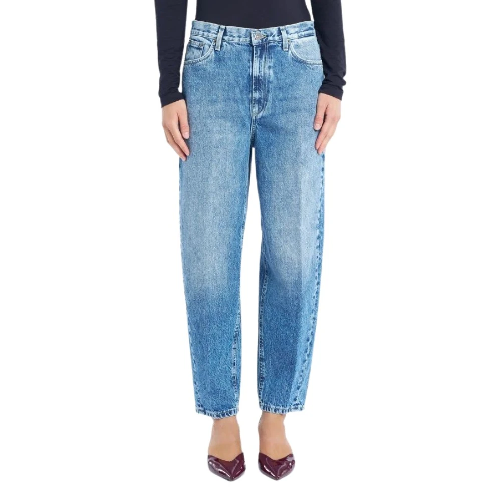 Dondup Women's Blue Straight Fit Jeans, W27, Straight Jeans