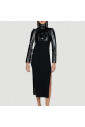 robe-maxi-en-maille-losange