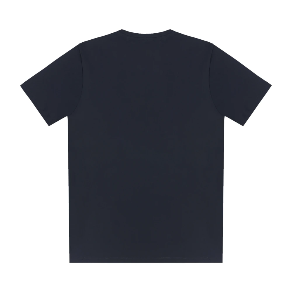 People of Shibuya Rekbare Jersey T-shirt met reflecterend logo Blue Heren