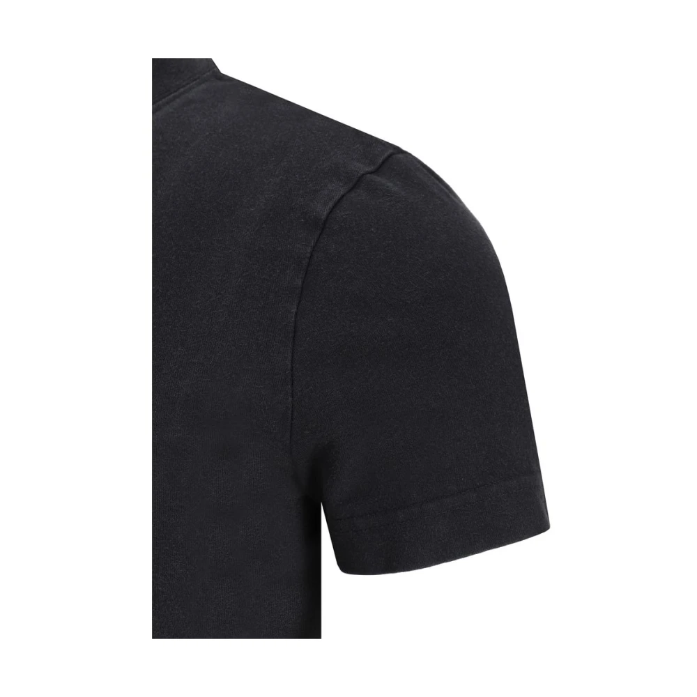 Balenciaga Katoenen T-shirt Jurk met Korset Black Dames