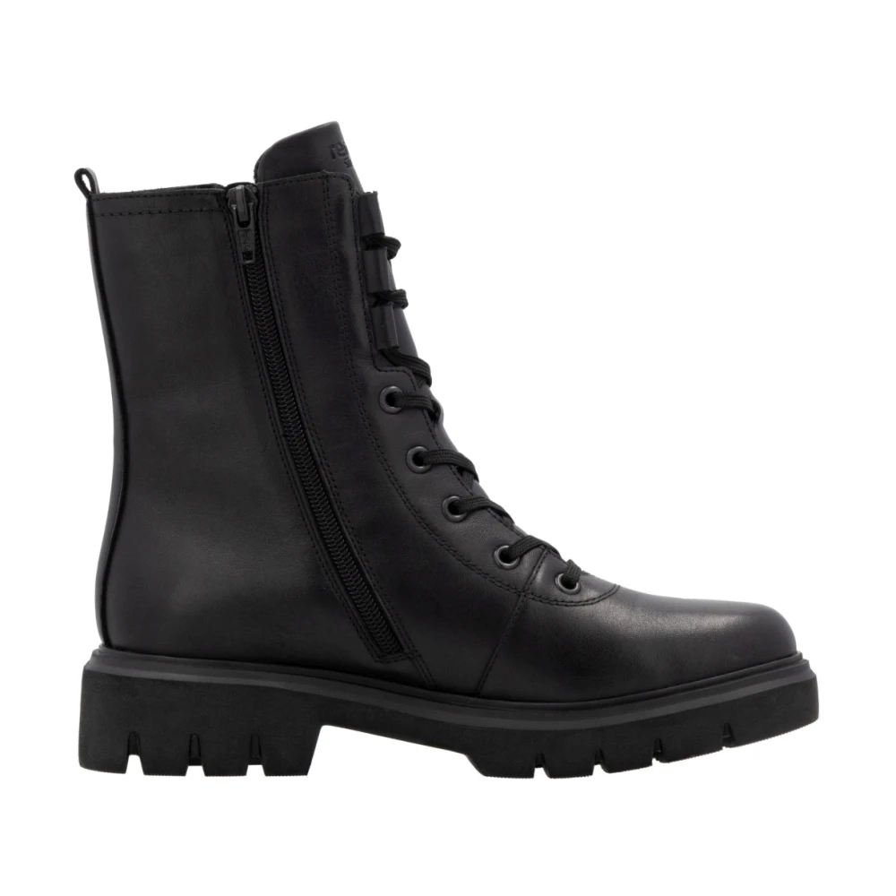 Remonte Women's Black Lace-Up Boots, 6 Uk, Casual Ankle Boots For