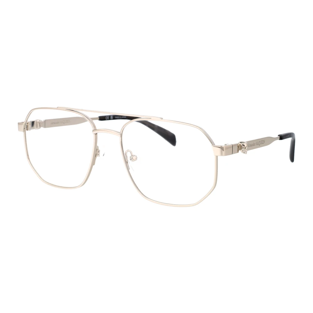 Alexander McQueen Stiliga Optiska Glasögon Am0459O Gray, Herr