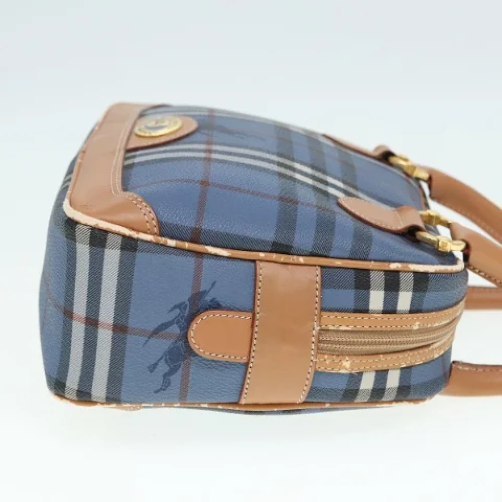 Burberry Vintage Pre-owned Leather handbags Blue Dames
