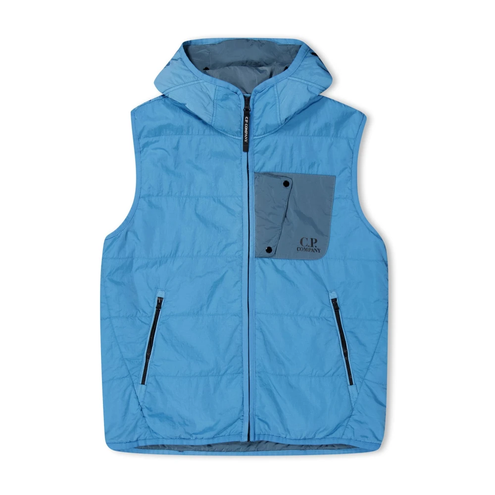 C.p. Company Boys Blue Waistcoats, 10 Y, Gilet