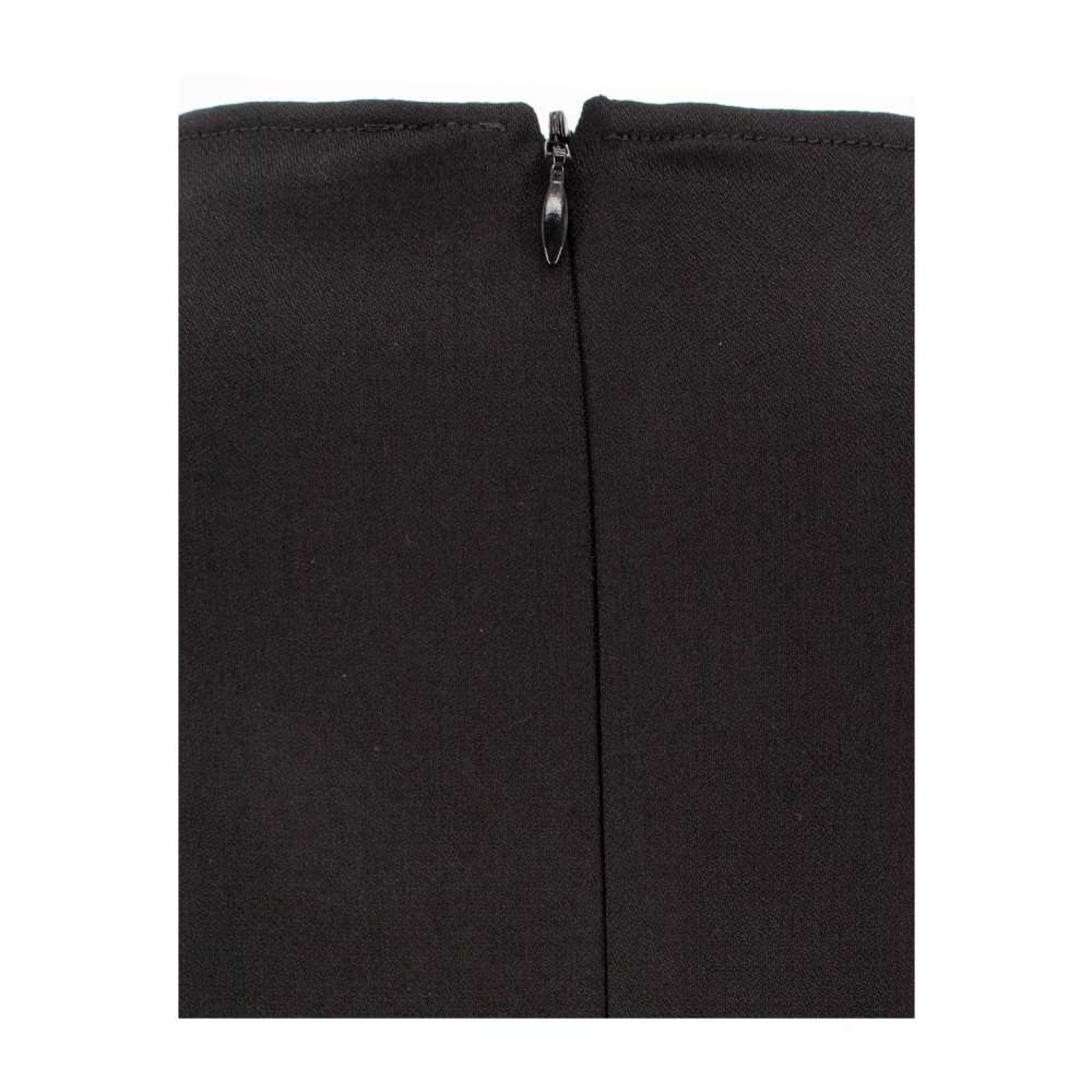 Antonelli Firenze Elegante Broche Losse Fit Jurk Black Dames