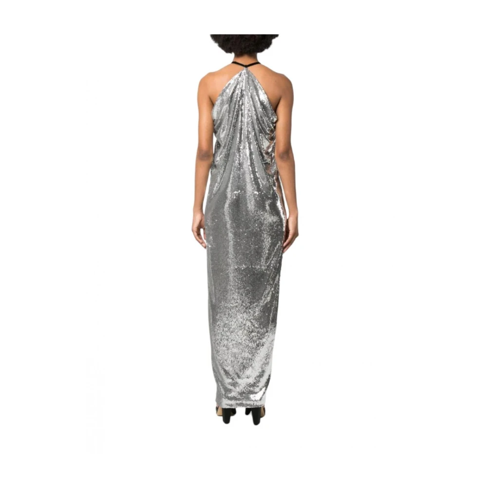 Philosophy di Lorenzo Serafini Zilveren Polyester Damesjurk Gray Dames