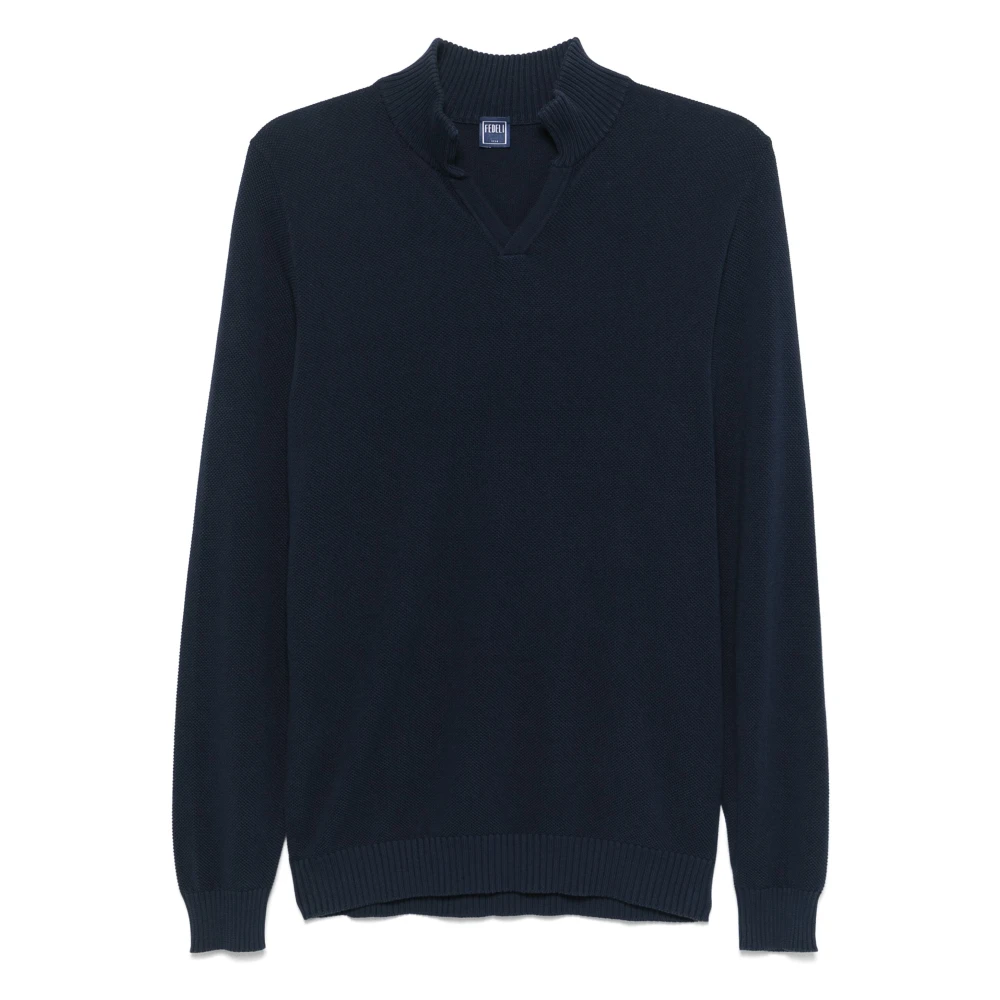 Knitwear > V-neck Knitwear - - Fedeli - Modalova