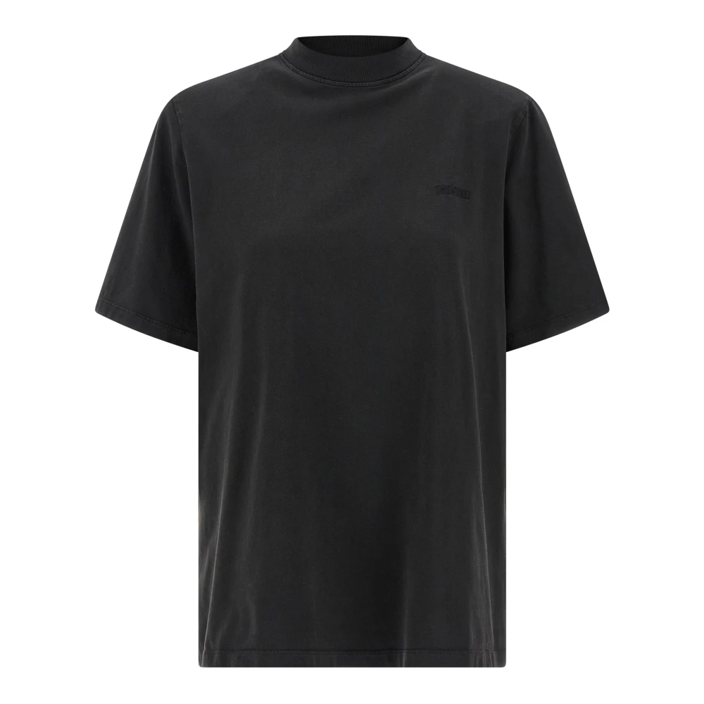 The Attico Women's Black T-Shirts - T-Shirts - S - Tops