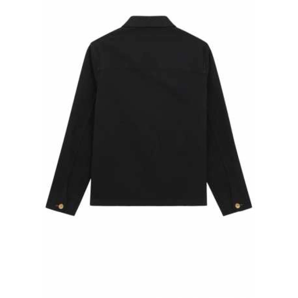 Paul Smith Zwarte Werkjas met Contrastknopen Black Heren
