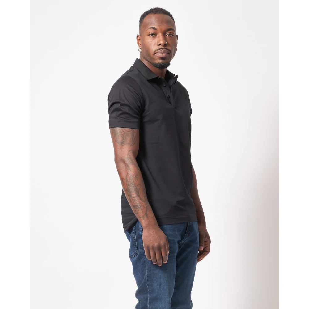 Hugo Boss Klassiek Zwart Poloshirt Black Heren