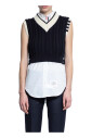 cropped-cable-knit-v-neck-sweater
