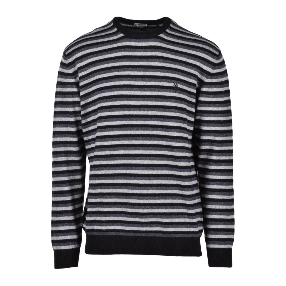 U.s. Polo Assn. Wolmix Cashmere Trui Black Heren