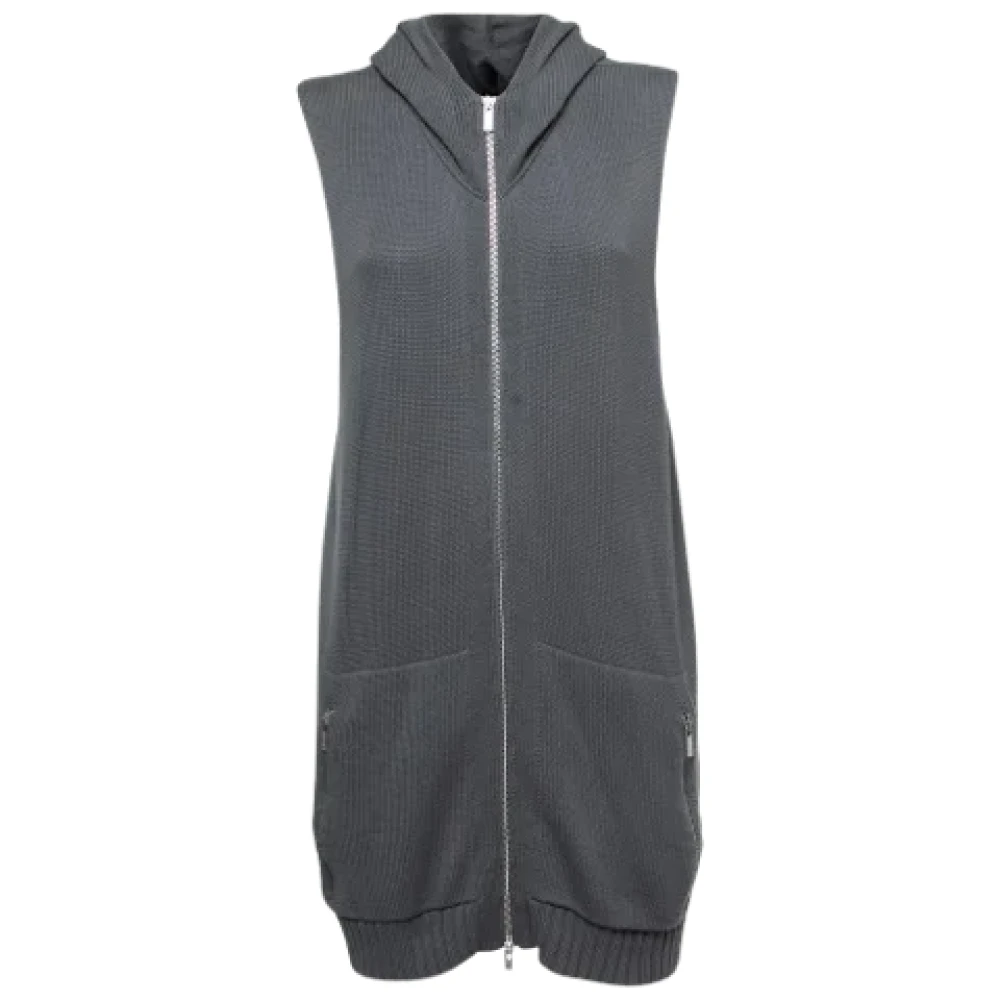 Armani Pre-owned Knit tops Gray Dames